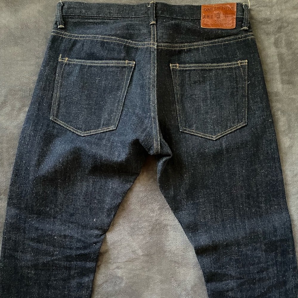 Oni 689 Kiraku-II Raw Japanese Selvedge Denim. 32 x 30.
